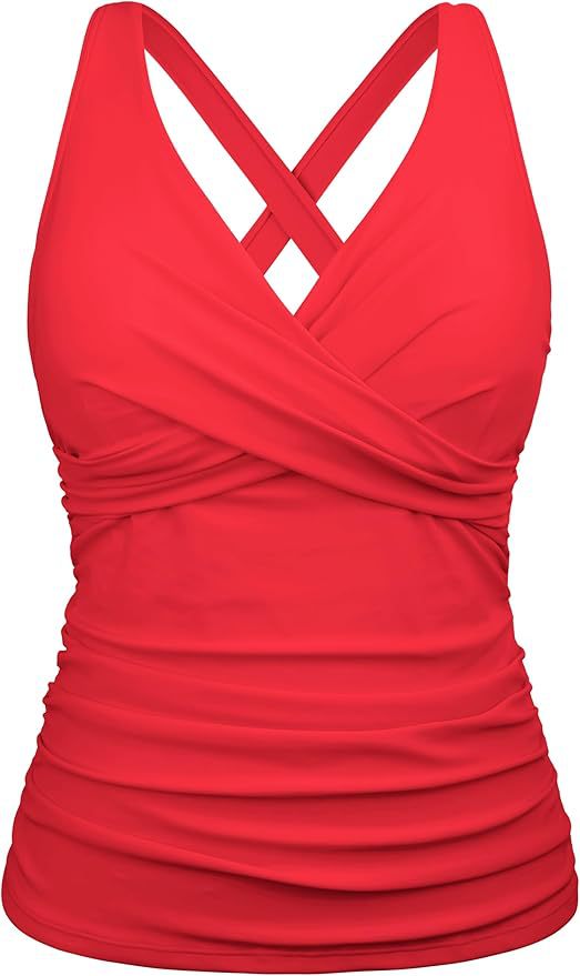 Damen Badeanzug mit Wickelschnitt und figurschmeichelndem Design R&B