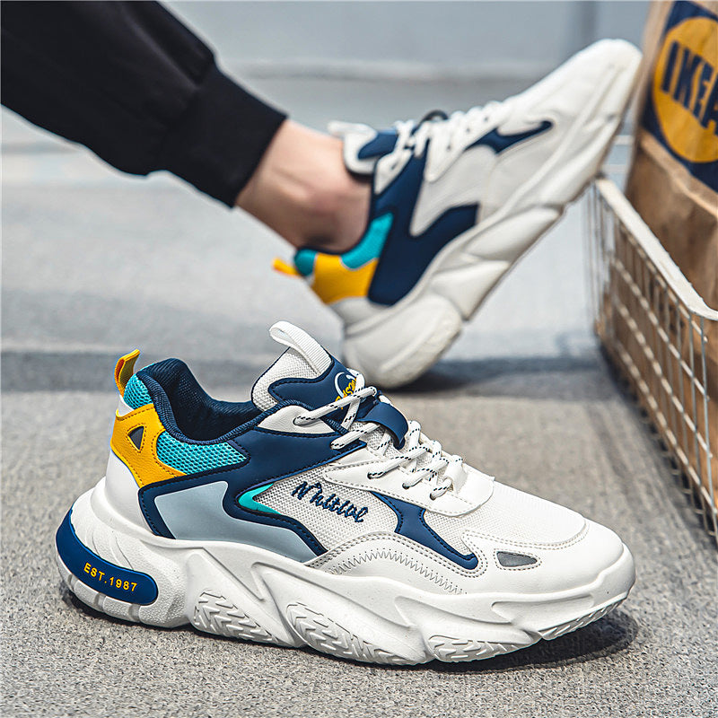 Damen Sportliche Sneakers mit atmungsaktiver Mesh-Oberfläche und robustem Design