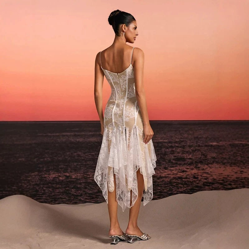 Damen Spitzen-Corsage mit verführerischen Details R&B