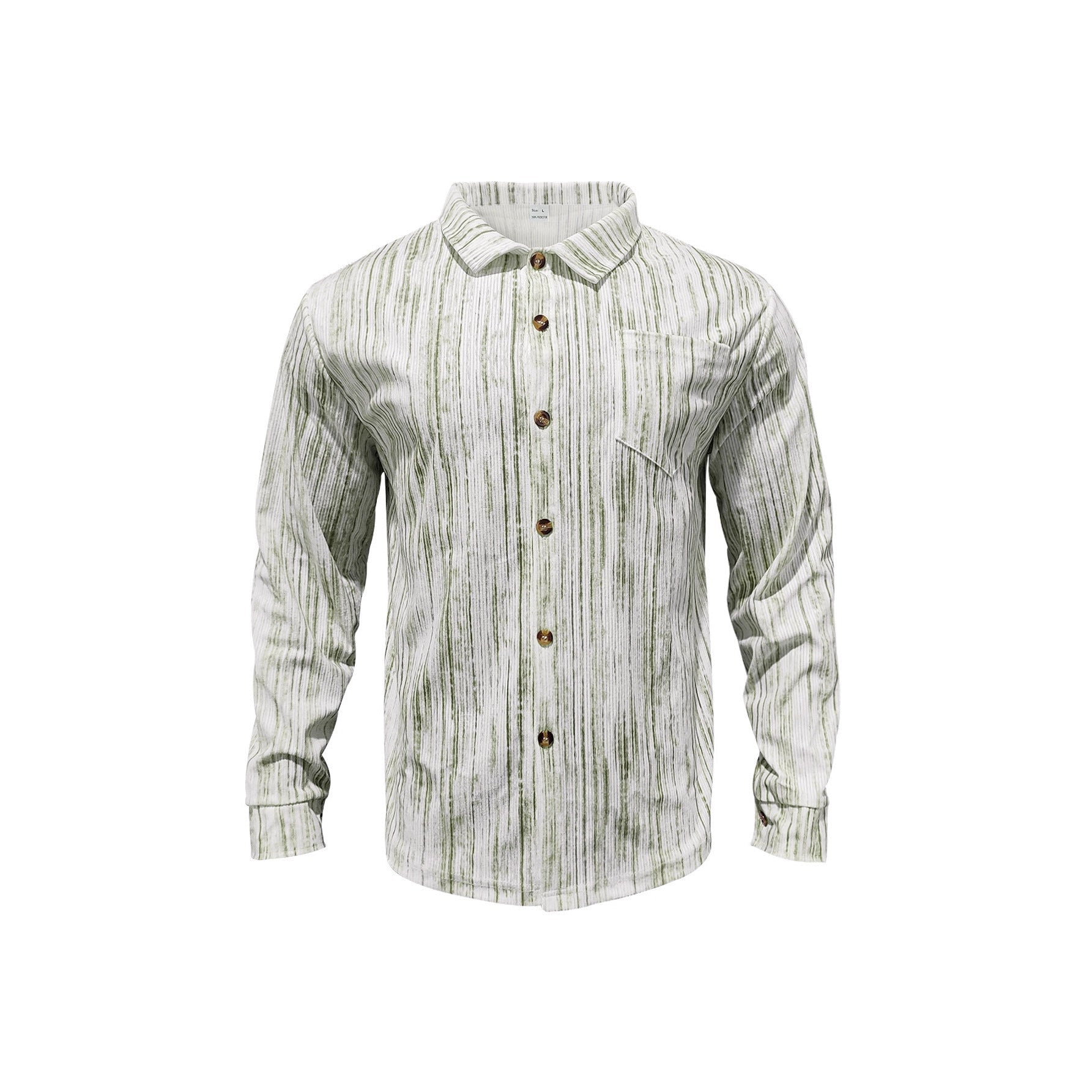 Herren Modische Hemdbluse mit gestreiftem Design R&B