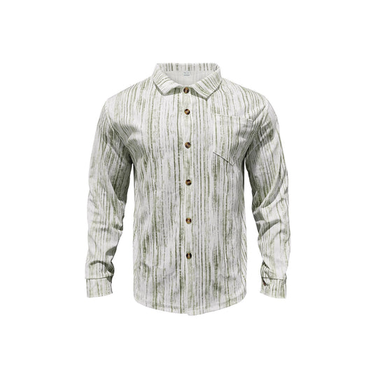 Herren Modische Hemdbluse mit gestreiftem Design R&B