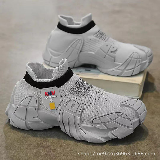 Damen Sportliche Sockensneaker mit flexiblem Strickobermaterial und rutschfester Sohle R&B