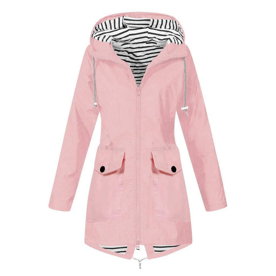 Damen Funktionsjacke mit verstellbarer Kapuze und praktischen Taschen R&B