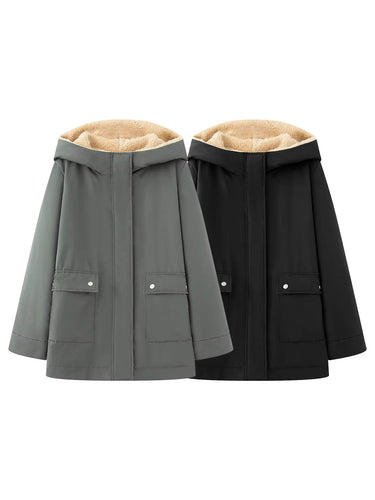 Damen Übergangsjacke mit kuscheligem Innenfutter und praktischen Taschen R&B