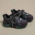 Damen Sportliche Chunky Sneakers mit innovativer Schnürtechnologie R&B