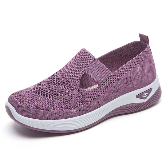 Damen Bequeme und atmungsaktive Knit-Slipper R&B
