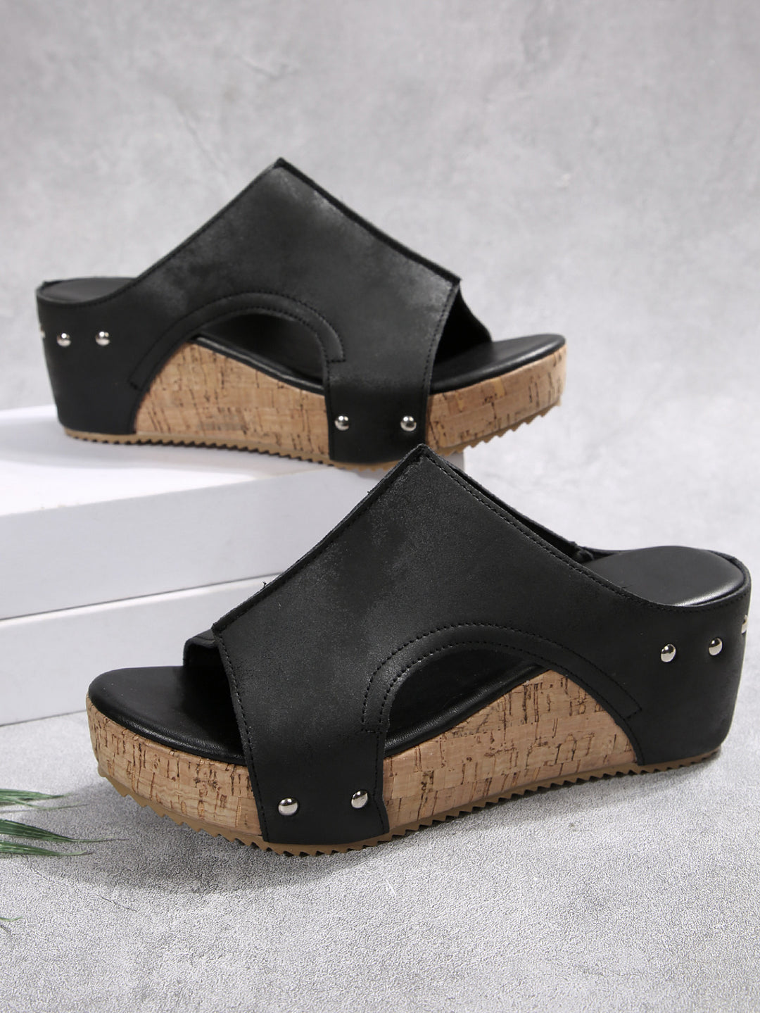 Damen modische Plateausandalen mit elegantem Korkdesign und komfortabler Sohle R&B
