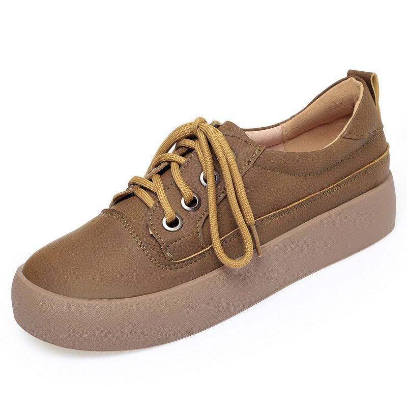 Damen Hochwertige Plateau-Sneaker mit individueller Schnürung und atmungsaktivem Obermaterial R&B