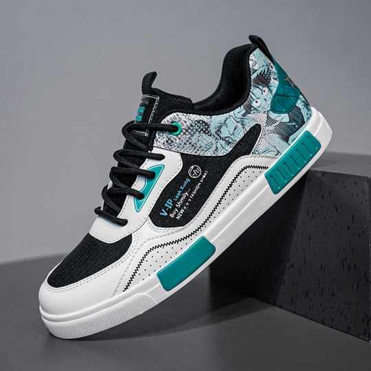 Damen Sportliche Sneakers mit grafischen Akzenten und atmungsaktivem Obermaterial R&B