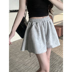 Damen Bequeme Sweatshorts mit elastischem Bund und lässigem Schnitt