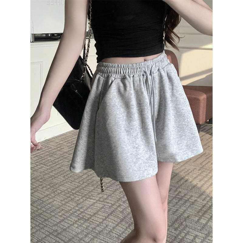 Damen Bequeme Sweatshorts mit elastischem Bund und lässigem Schnitt