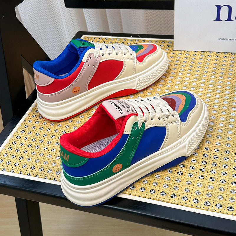 Damen Sportliche Sneakers mit farbenfrohem Design und atmungsaktivem Obermaterial R&B