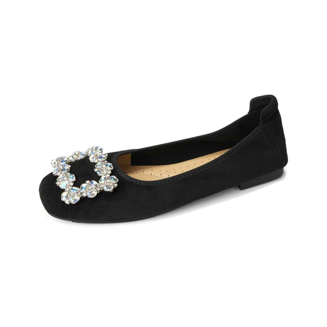 Damen Ballerinas mit funkelnden Applikationen R&B