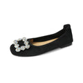 Damen Ballerinas mit funkelnden Applikationen