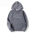 Damen Kapuzensweater mit inspirierendem Spruch und bequemer Passform