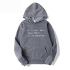 Damen Kapuzensweater mit inspirierendem Spruch und bequemer Passform