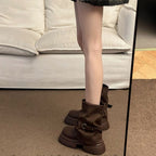 Damen Winterstiefel mit modischem Design und robuster Sohle R&B