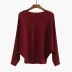 Damen Oversized Strickpullover mit raffiniertem Rippdesign und weitem Schnitt R&B