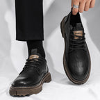 Damen Robuste Schnürschuhe aus hochwertigem Leder mit rutschfester Sohle R&B