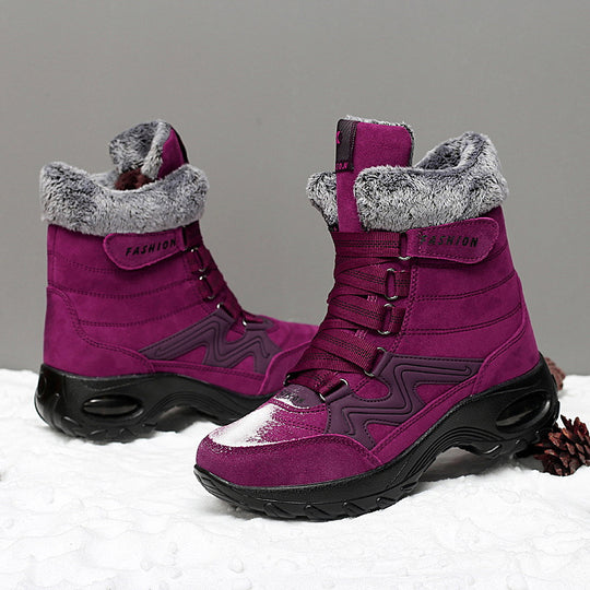 Damen Winterstiefel mit kuscheligem Innenfutter und rutschfester Sohle R&B