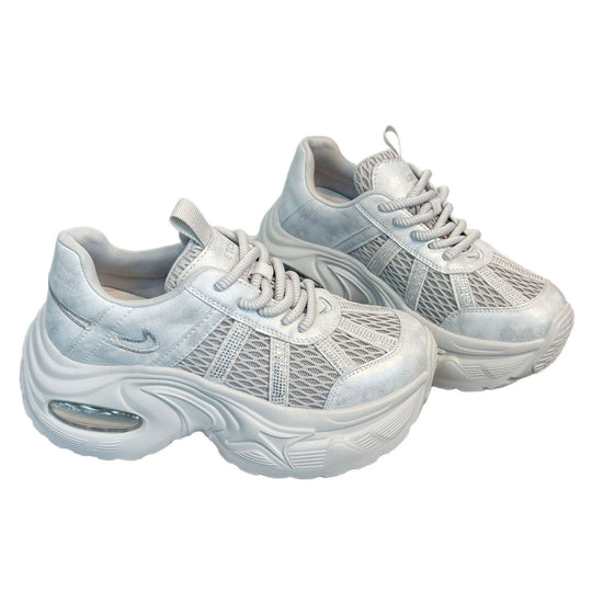 Damen Sportliche Trend-Sneaker mit atmungsaktiver Mesh-Oberfläche und dämpfendem Fußbett R&B
