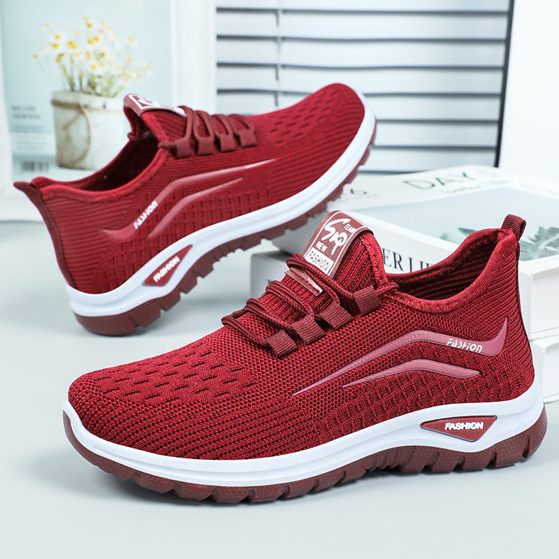 Damen Sportliche Lauf-Sneaker mit atmungsaktivem Obermaterial und rutschfester Sohle R&B