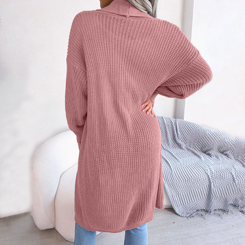 R&B | Einfarbige Strickjacke für Elegante Outfits