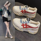 Damen Chunky Sneakers mit ergonomischem Sohlenprofil und atmungsaktivem Obermaterial R&B