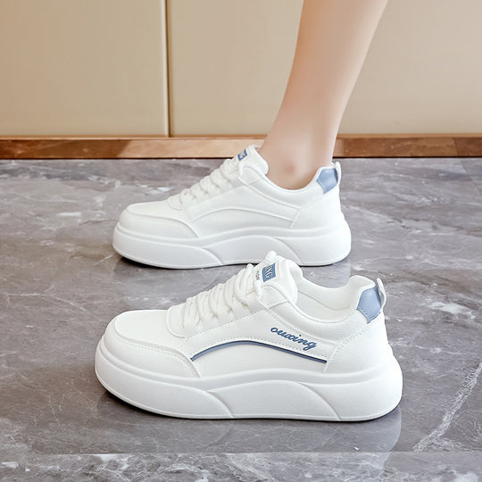 Damen modische Sneakers mit dicken Profilsohlen und atmungsaktivem Obermaterial R&B