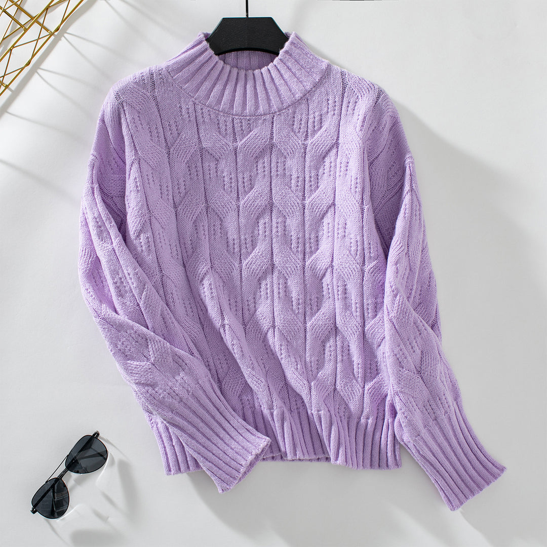 Damen Grobstrick Pullover R&B