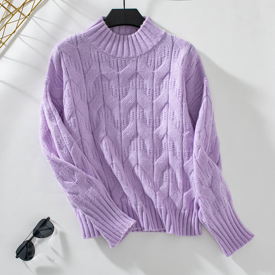 Damen Grobstrick Pullover R&B