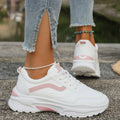 Damen modische Sneaker mit dicker profilierter Sohle und sportlichem Design R&B