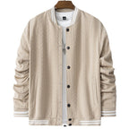 Herren Freizeitjacke im modernen Design mit strukturiertem Strickmuster R&B