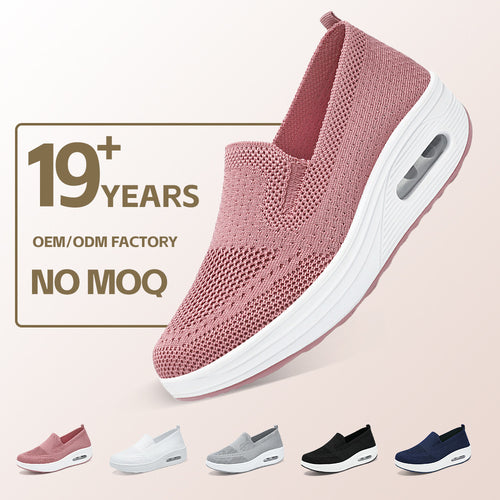 Damen Komfortable und atmungsaktive Slip-On Sneakers R&B