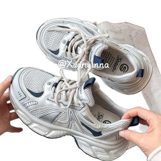 Damen Sportliche Laufschuhe mit atmungsaktiver Oberfläche und dämpfender Sohle R&B