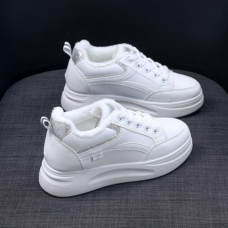 Damen komfortable High-Top Sneakers mit dämpfender Sohle und weichem Innenfutter R&B