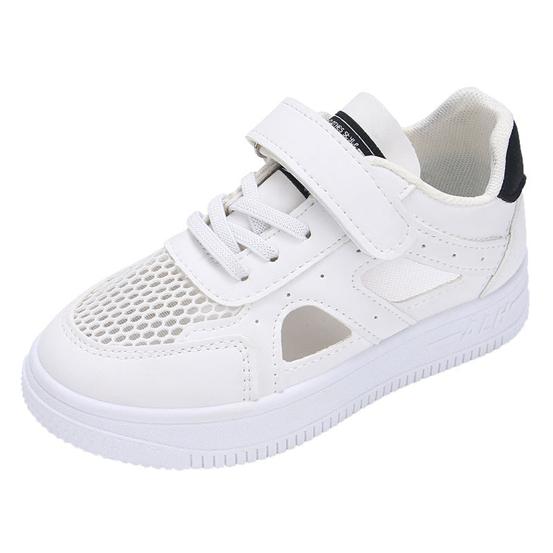 Damen sportliche Sneaker mit praktischem Klettverschluss und atmungsaktiver Mesh-Oberfläche R&B