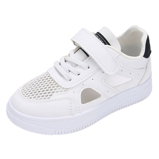 Damen sportliche Sneaker mit praktischem Klettverschluss und atmungsaktiver Mesh-Oberfläche R&B
