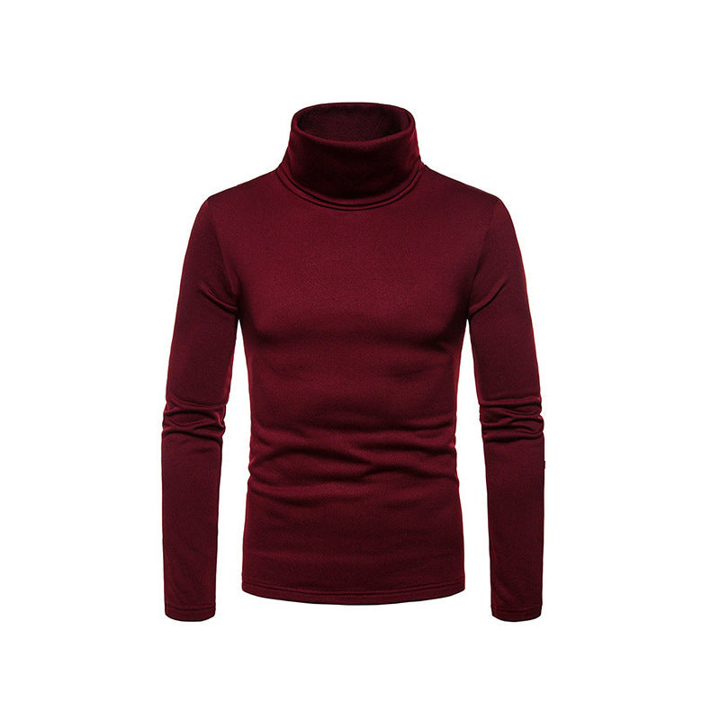 Herren Rollkragenpullover aus weichem Stretchmaterial R&B