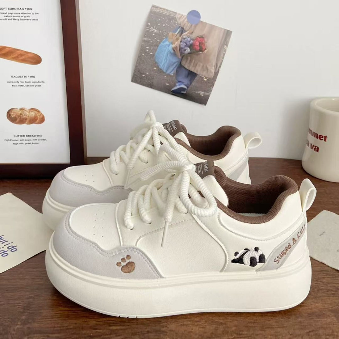 Damen Sneaker mit verspielten Tiermotiven und bequemer Dämpfung R&B