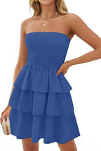 Damen Volantkleid mit hautfreundlichem Material R&B