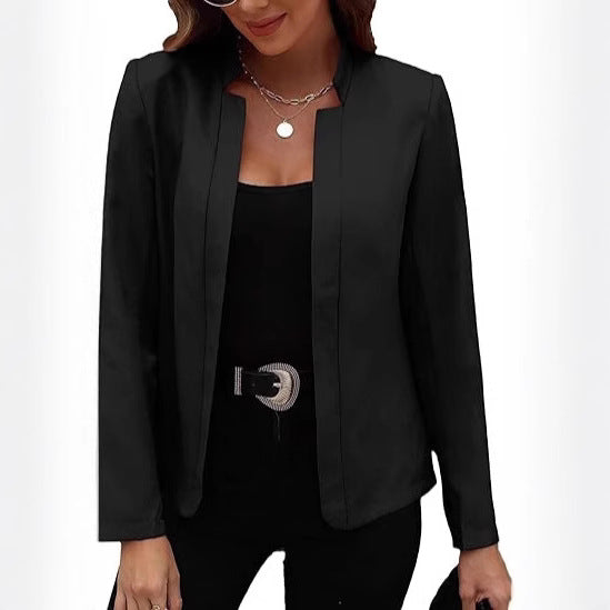 Damen eleganter Blazer mit modernem Schnitt und dezenter Knopfdetail R&B