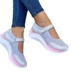 Damen Sportliche Slip-On Schuhe mit verstellbarem Riemendesign R&B