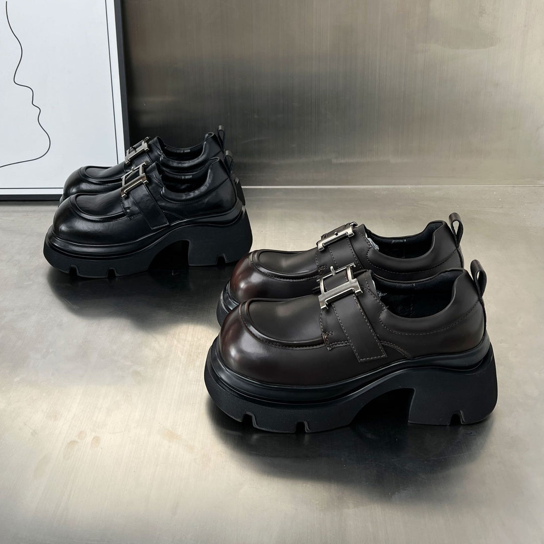 Damen Chunky Clogs mit modischer Schnallenverzierung und rutschfester Sohle R&B