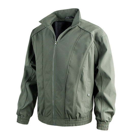 Herren Freizeitjacke mit hochschließendem Kragen und elastischem Bund R&B