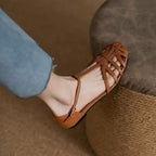 Damen Bequeme Sandalen mit offenem Zehenbereich und elegantem Riemchen-Design R&B