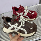 Damen Sportliche Plateau-Sneaker mit atmungsaktiver Mesh-Oberfläche und dämpfender Sohle R&B