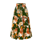 Damen Midirock mit floralem Design R&B