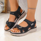 Damen Sandalen mit verstellbarem Riemendesign und ergonomischer Sohle R&B