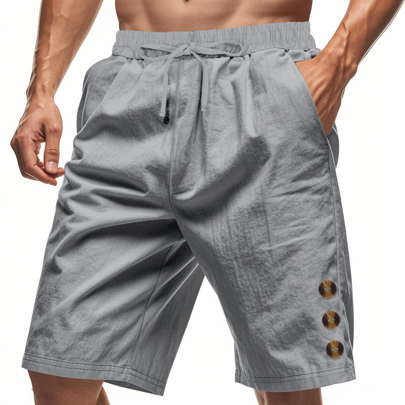 Herren lässige Sport-Shorts mit elastischem Bund und praktischen Seitentaschen R&B